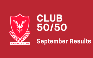 Club 50/50 September Results