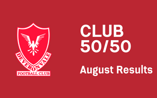 Club 50/50 August Results