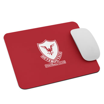 Deveronvale White with Red Logo Mouse pad